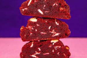 Chunky Bulky Red Velvet White Chocolate Cookie 